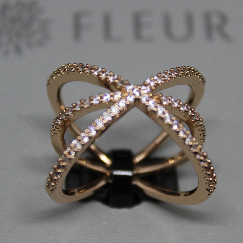 Cubic Zirconia Ring Size 8 NWT